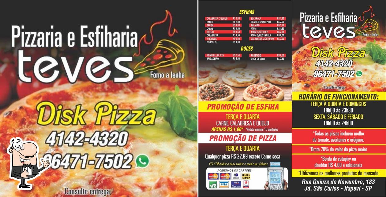 See this picture of Pizzaria teves