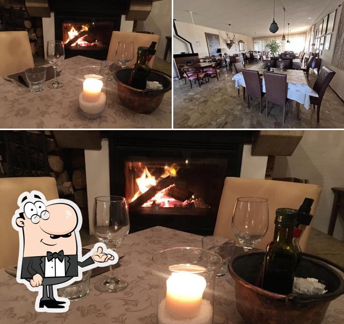 Gli interni di Trattoria Alla Pineta