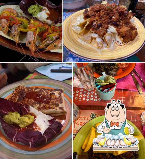 Prenditi la cucina di mare a Corre El Tiempo Ristorante Bar "Tex Mex"