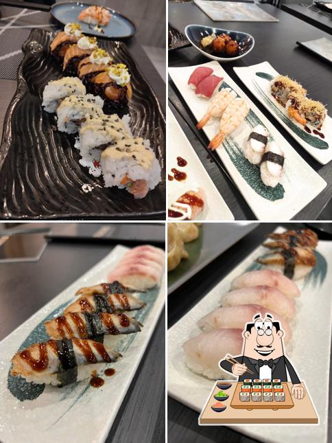 Prova le varie opzioni di sushi