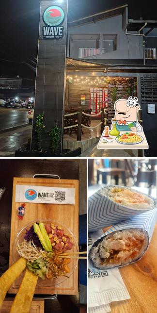 Comida em Wave hawaiian food