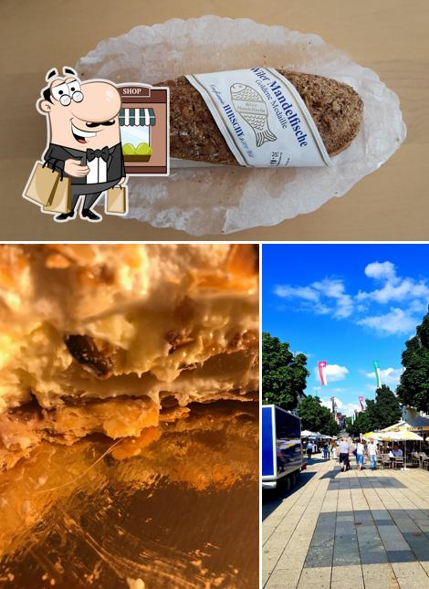 Tra le varie cose da Hirschy si possono trovare la esterno e cibo