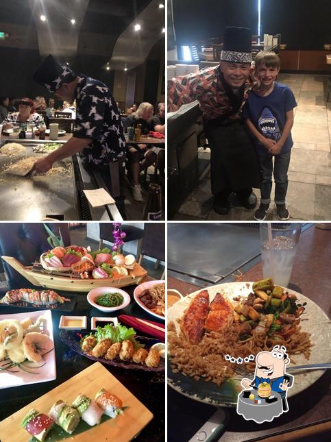 Food at Mt Fuji Hibachi & Sushi