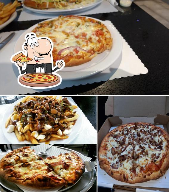 Choisissez des pizzas à Cabane St-Louis