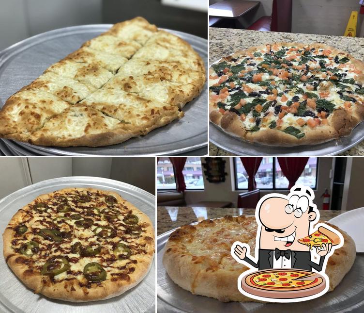 Pick pizza at Espresso Pizza & Eatery II