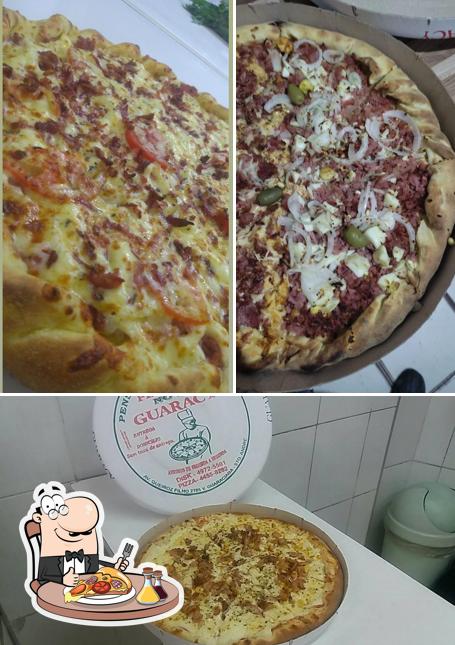 Peça diferentes estilos de pizza