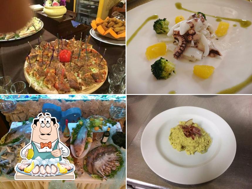 Устрицы в "Ristorante-Pizzeria-Antica Taverna Cantatore-Padula-provincia Salerno"