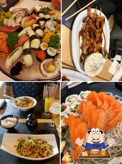 Comida en Akari Sushi Bar