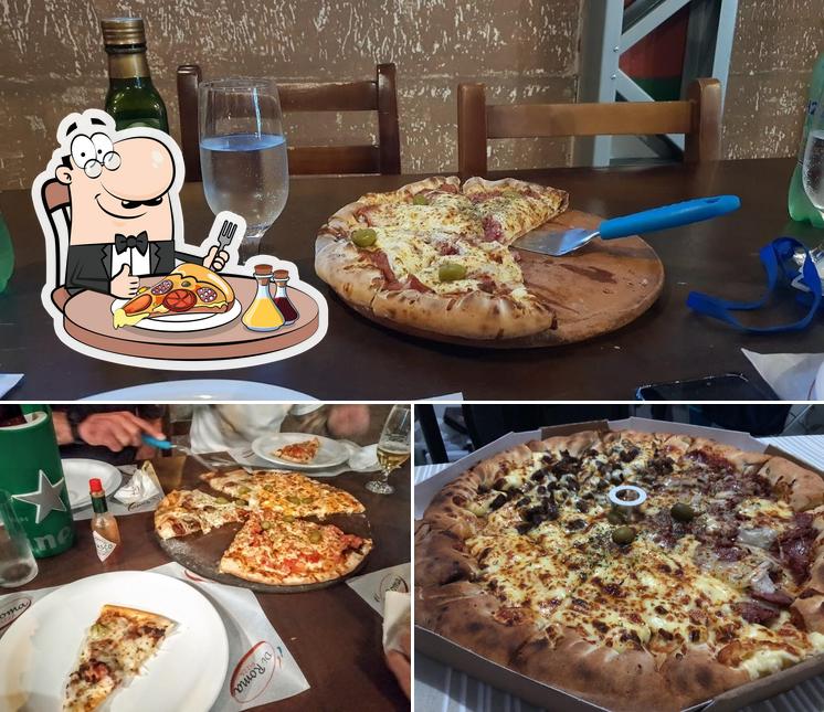 Peça diversos estilos de pizza