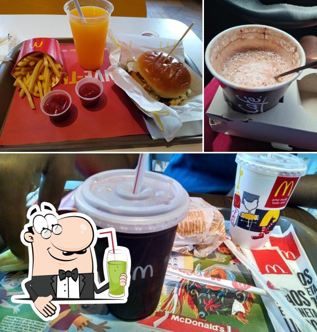 McDonald's serve uma variedade de bebidas