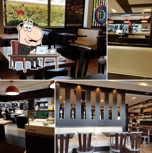 L'intérieur de McDonald's