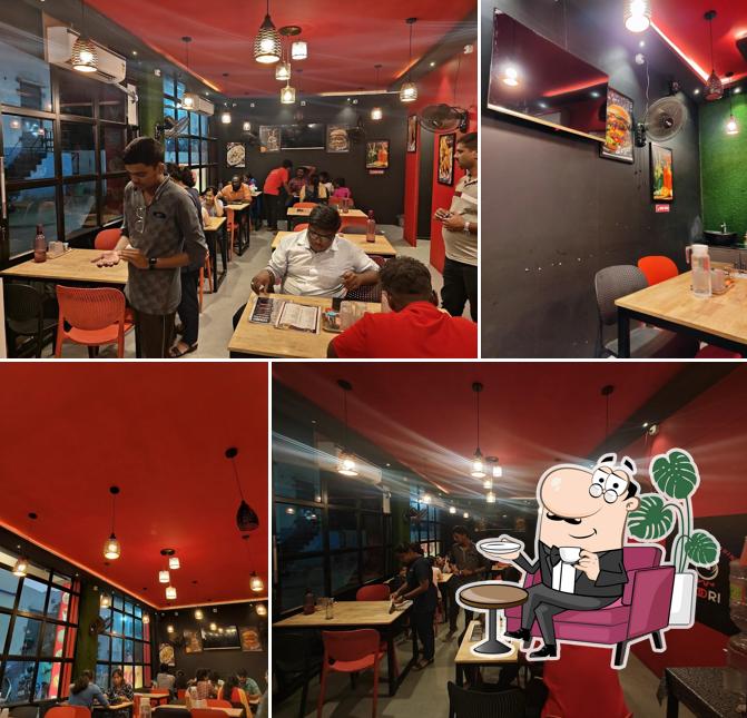 The interior of Tandoori Pot Hopes College