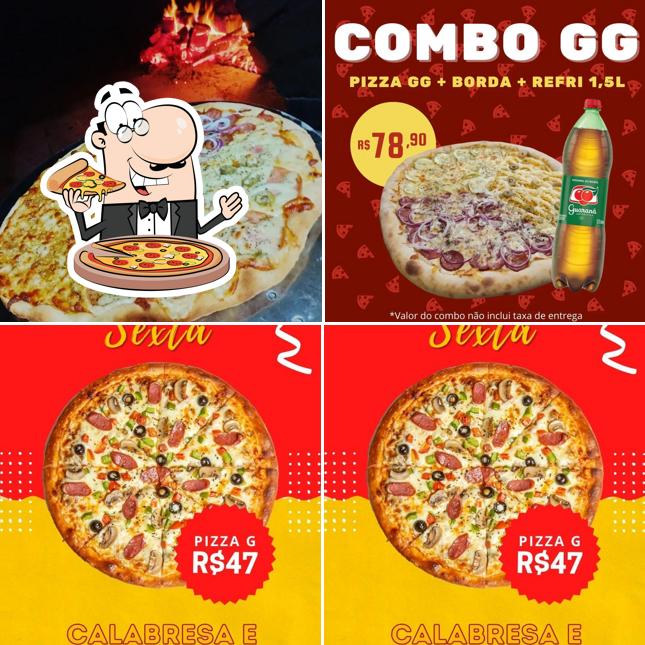 Consiga diversos variedades de pizza