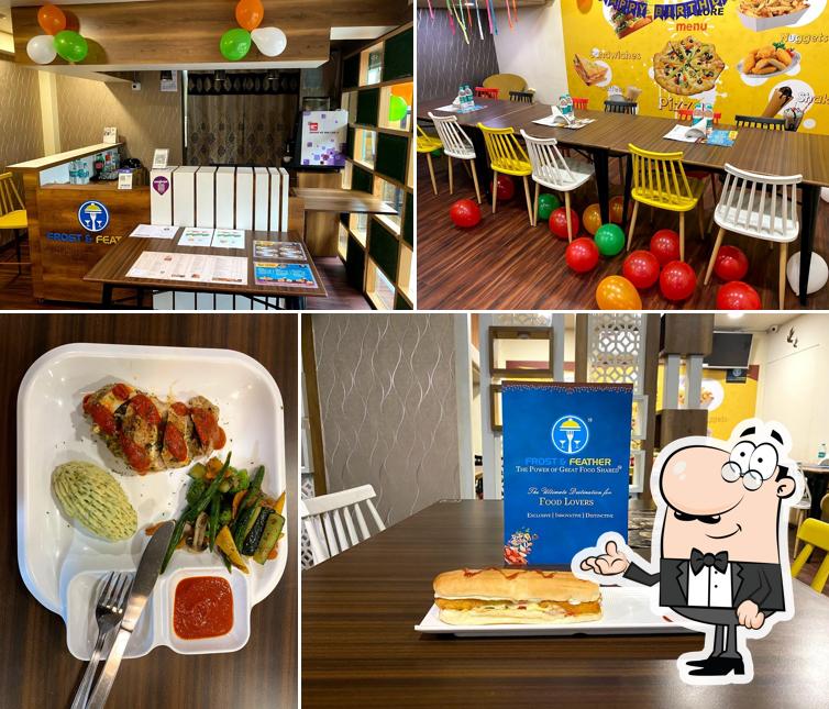 Take a seat at one of the tables at Maddy's Cafe (Frost & Feather)