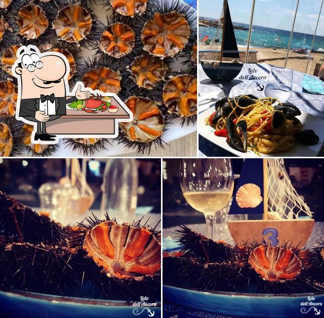 Prenditi tra i molti piatti di mare proposti a Ristorante e Bar Lido dell'Ancora Sant'Isidoro