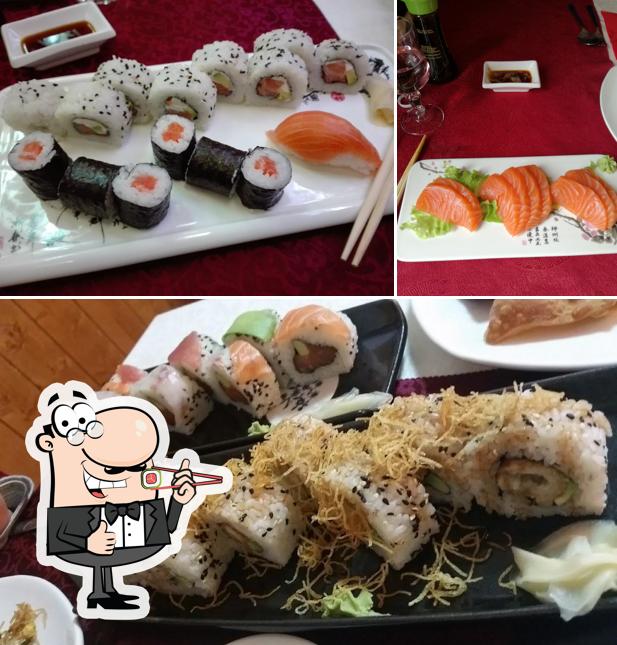 Prenditi le diverse opzioni di sushi