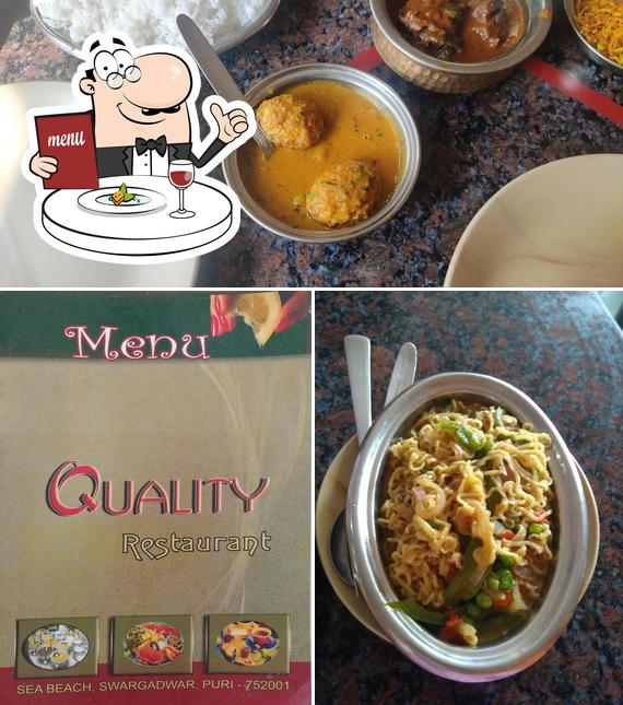 Food at Quality Restaurant Puri (Hotel Park)