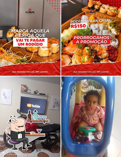 A foto do Climas Sushi’s interior e comida