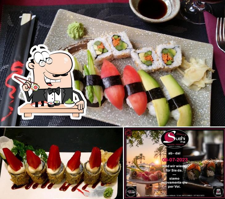 Ordina le diverse opzioni di sushi