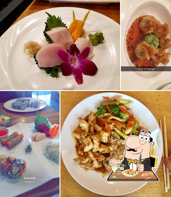 Wasabi Japanese Restaurant and Sushi Bar in Orange Restaurant menu