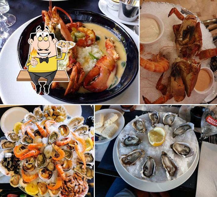 Pick different seafood dishes served at Café Maris