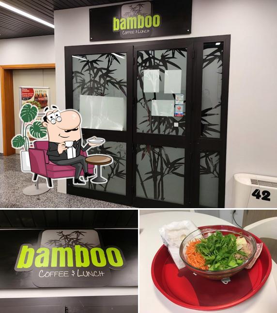 Questa è la foto che mostra la interni e cibo di Bar Bamboo