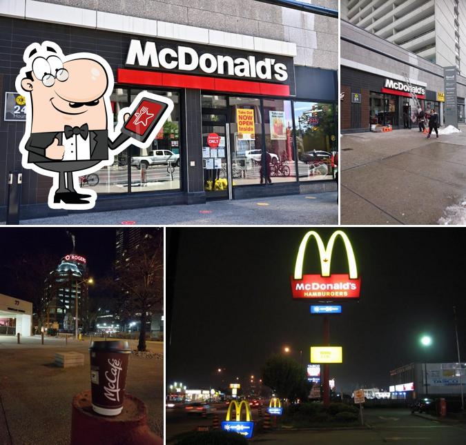 L'extérieur de McDonald's