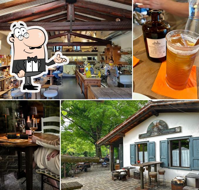 Gli interni di Osteria La Preda - La Subida