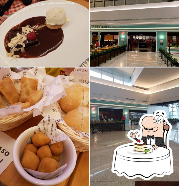 Madero Steak House Shopping Grão-Pará provê uma escolha de pratos doces