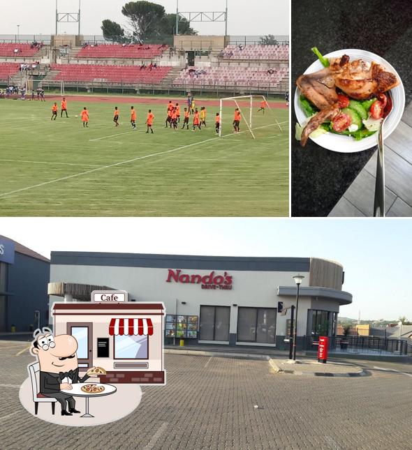 Check out how Nando's Nelpark Drive Thru looks outside