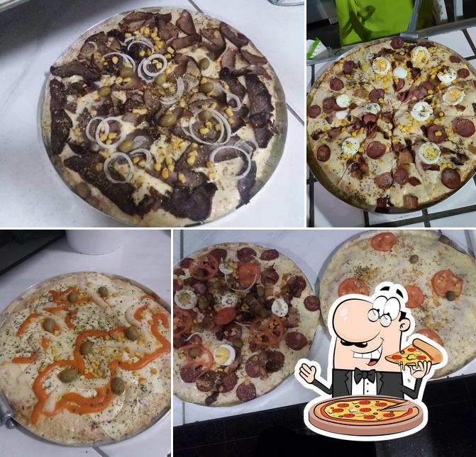 Experimente pizza no Pizzaria e Lanchonete Bem-te-vi