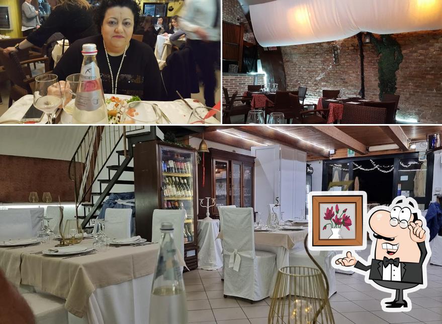 Gli interni di La Perla Nera Ristorante / Pub