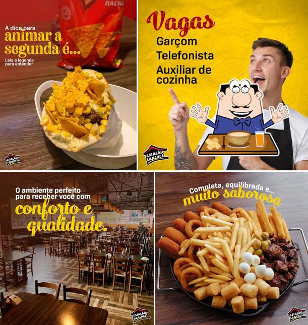 Comida em Estação Lanches