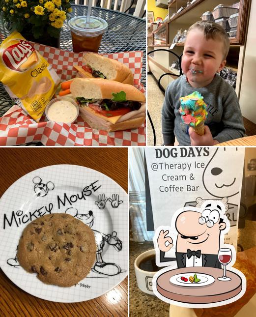 Therapy Ice Cream and Coffee Bar in Akron Restaurant menu and reviews