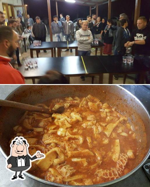 Gli interni di Trattoria Vacunea