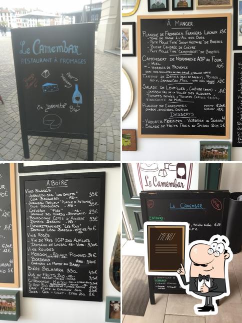 Découvrez le menu du jour sur le tableau