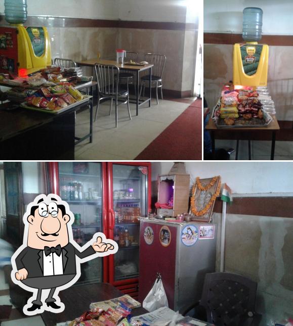 Among various things one can find interior and food at Rail Ahar Bhojnalaya