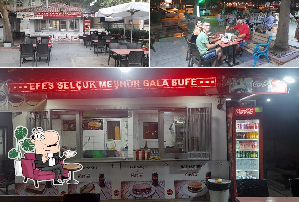 Installez-vous à l'une des tables de GALA BÜFE TOST