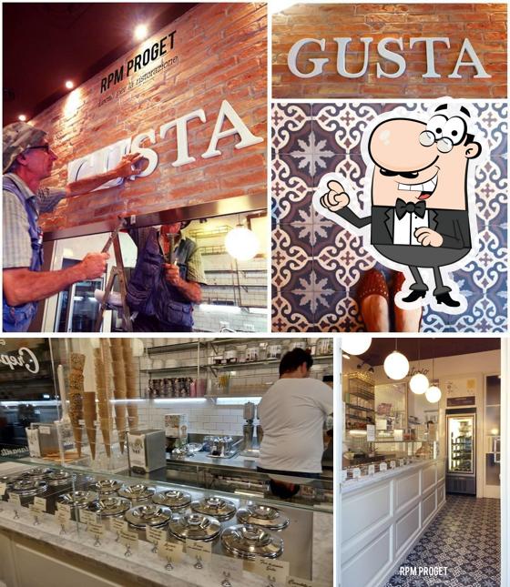 Dai un'occhiata agli interni di Gusta