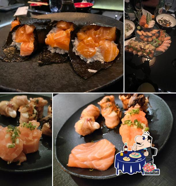 Sashimi em Kaori Sushi