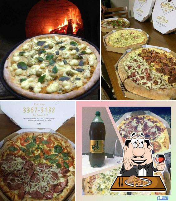 Escolha diversos tipos de pizza