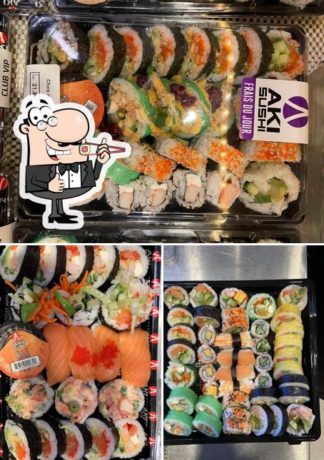 Essayez différentes options de sushi