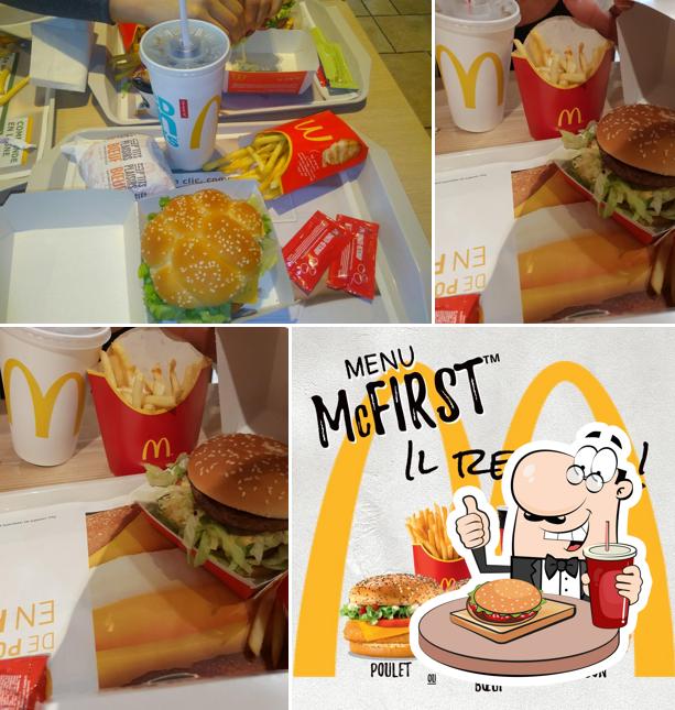 Prenez un hamburger à McDonald's