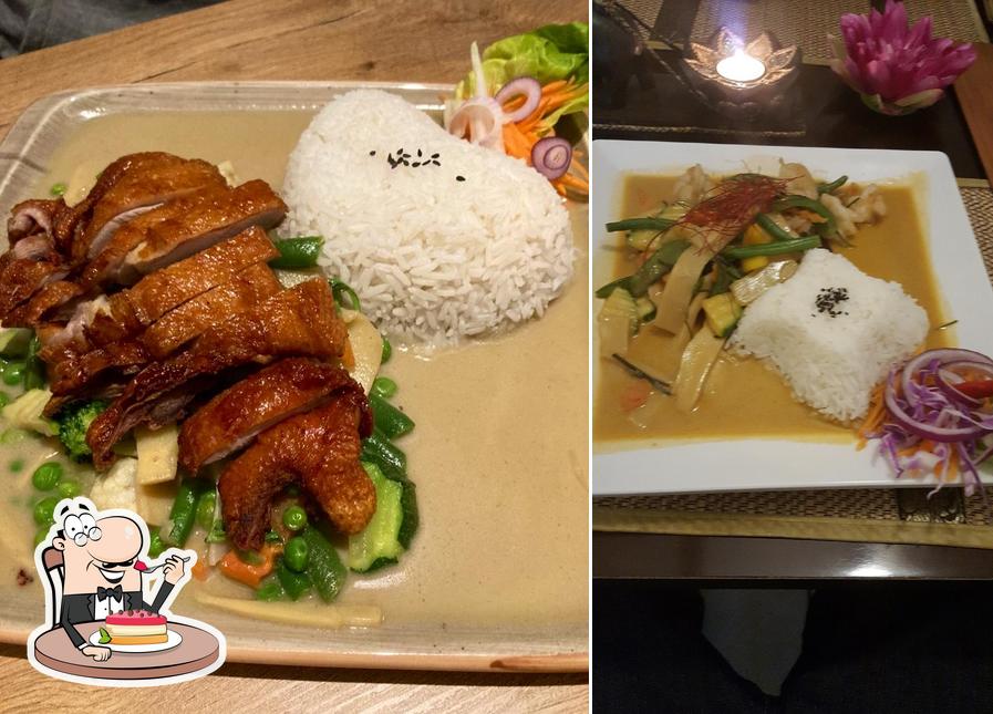 Mythai Lounge propose une variété de plats sucrés