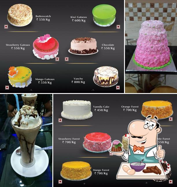 Premier Bakery serves a number of desserts