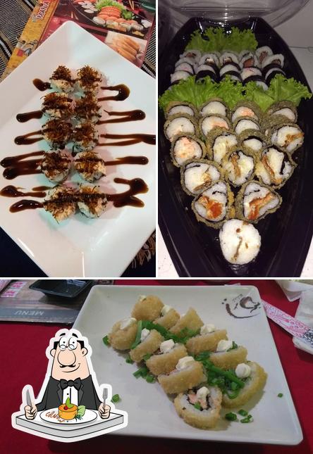 Comida em Sushi Mania Japonesa