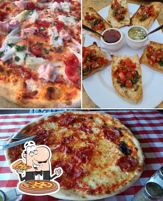 Essayez des pizzas à Trattoria Toscana Teltow