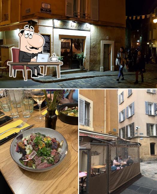Vérifiez la photo représentant la intérieur et extérieur concernant Le bouche à Oreille