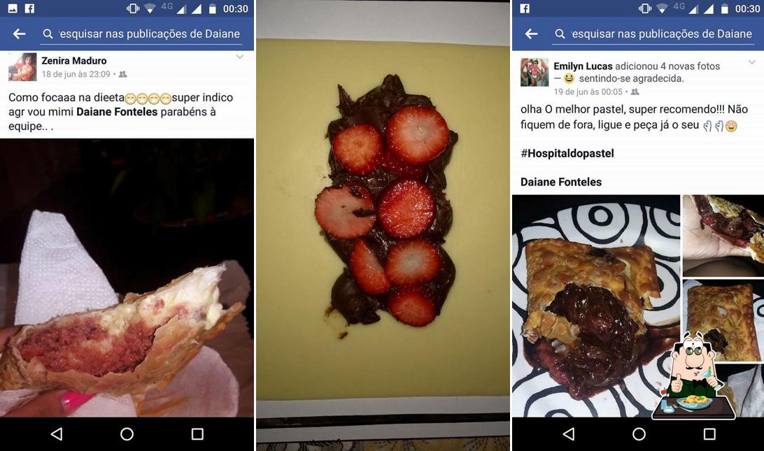 Platos en Hospital do pastel