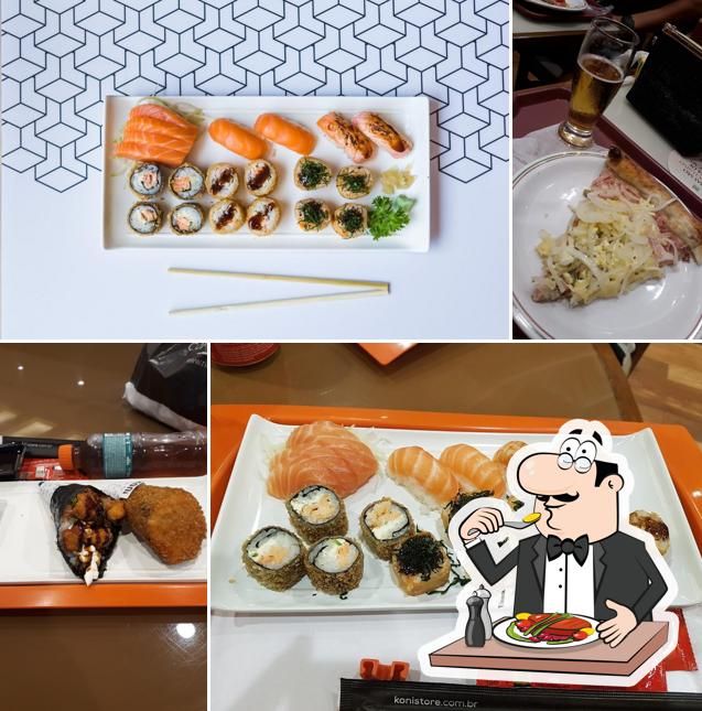 Comida em Koni Ribeirão Shopping: Restaurante de Comida Japonesa, Kompletos, Sushi, Sashimi, Yakisoba, Pokes